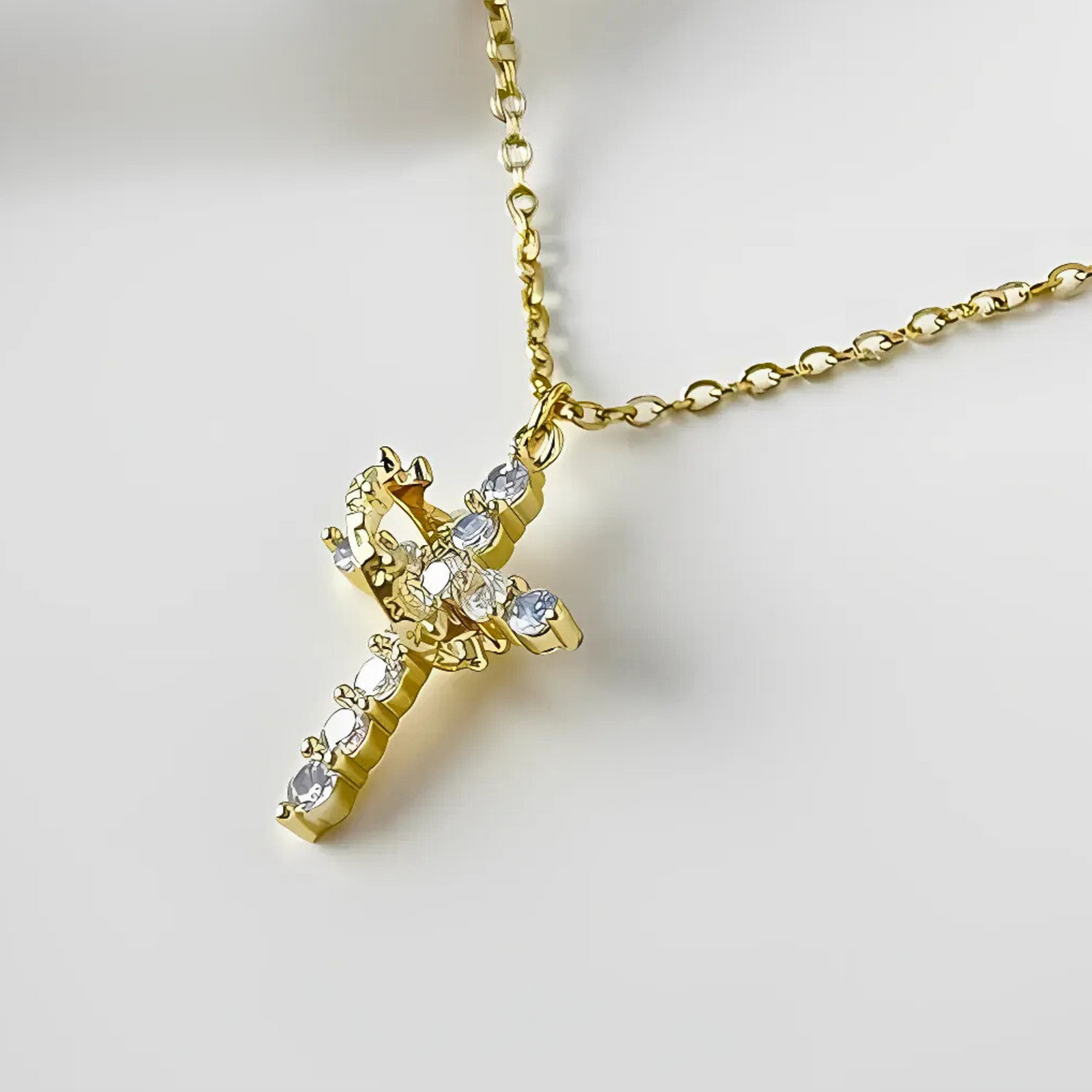 Cross Crown Necklace