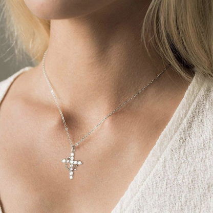 Cross Crown Necklace